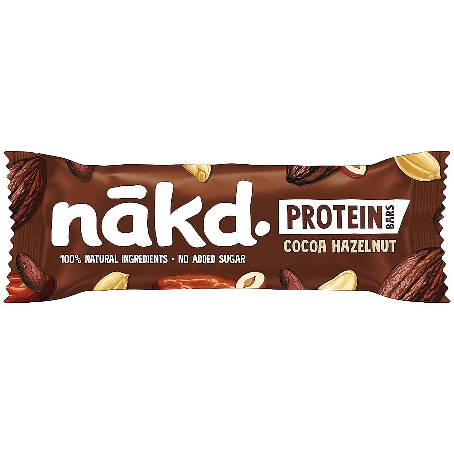 Nakd Cocoa Hazelnut Protein Bars, 45g, Pack of 16