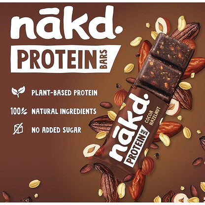 Nakd Cocoa Hazelnut Protein Bars, 45g, Pack of 16 Easy2Order : NKD70010