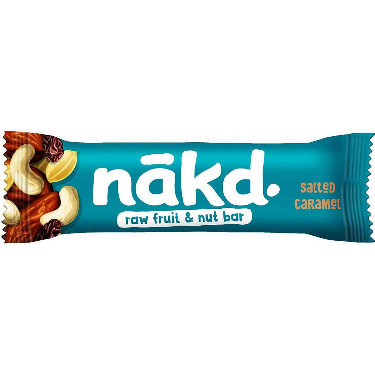 Nakd Gluten Free Salted Caramel Snack Bar, 35g, Pack of 18