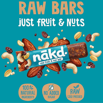 Nakd Gluten Free Salted Caramel Snack Bar, 35g, Pack of 18
