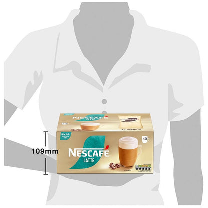 Nescafe Latte Coffee Sachets, 15.5g, Pack of 40