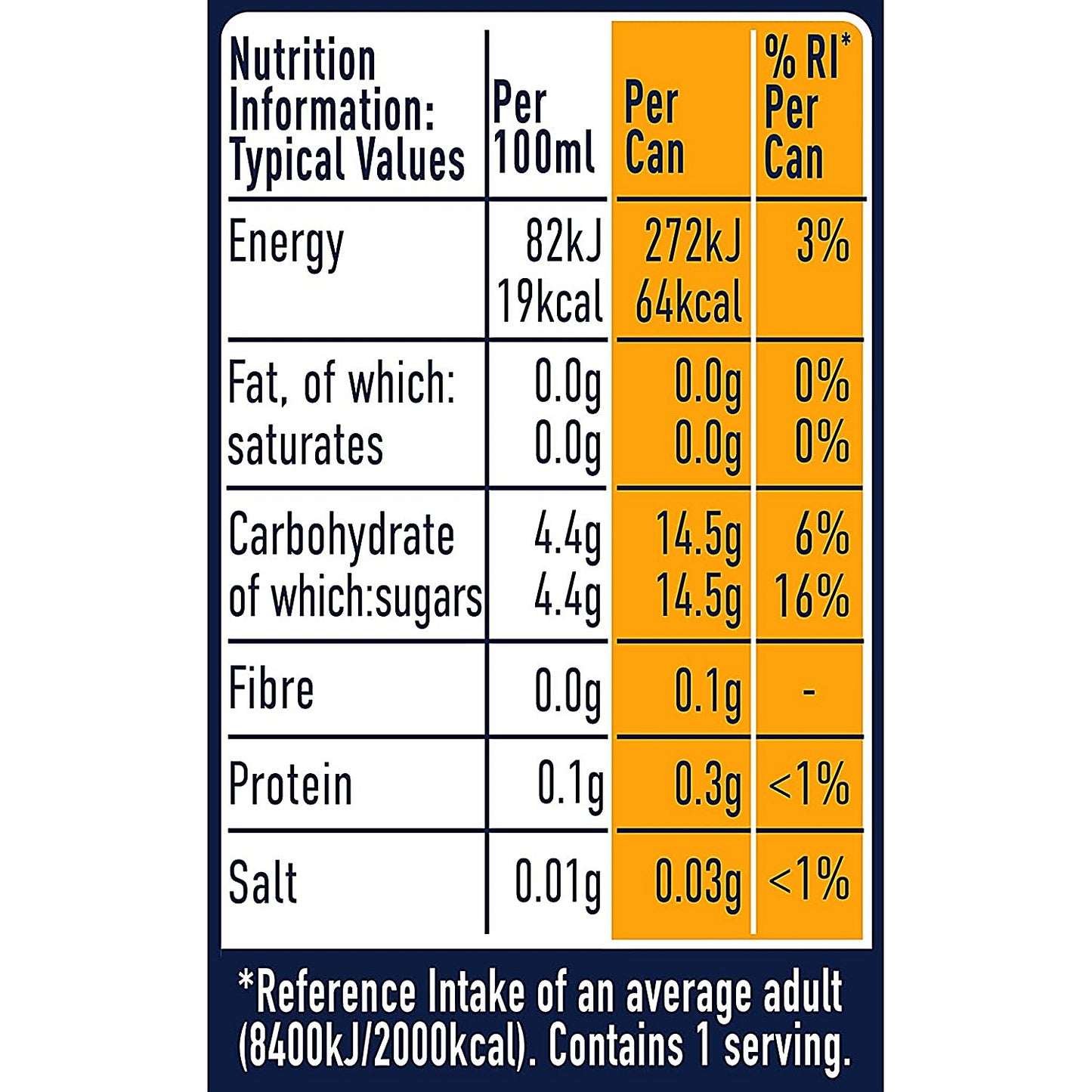 San Pellegrino, Aranciata Orange, 24x330ml Cans
