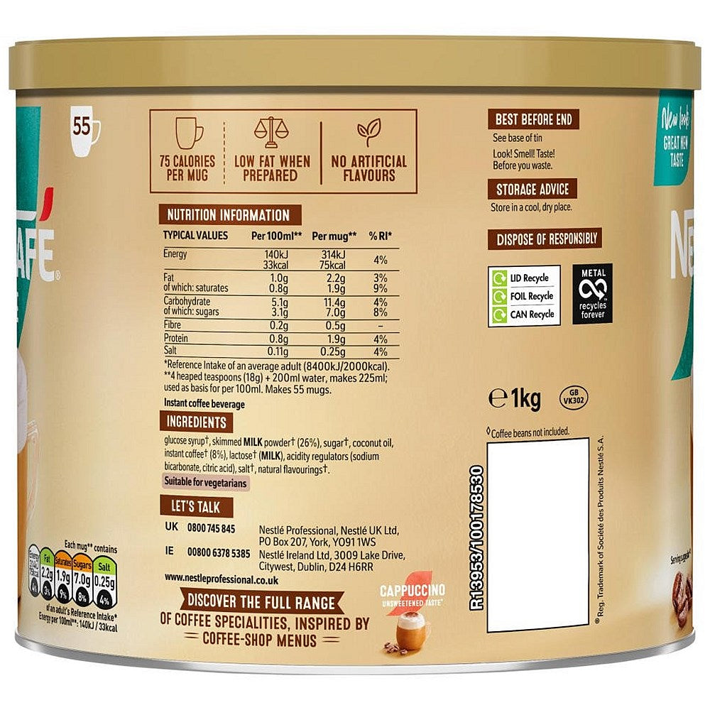 Nescafe Latte Coffee Tin, 1kg