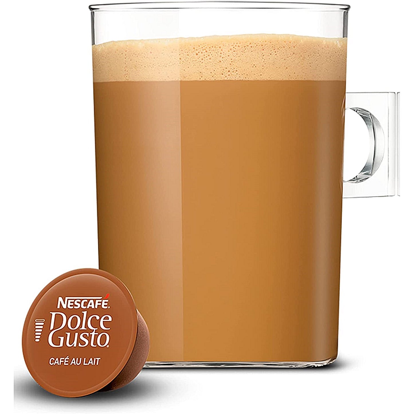 Nescafe Dolce Gusto Cafe au Lait Capsules, 16 Capsules, Pack of 3
