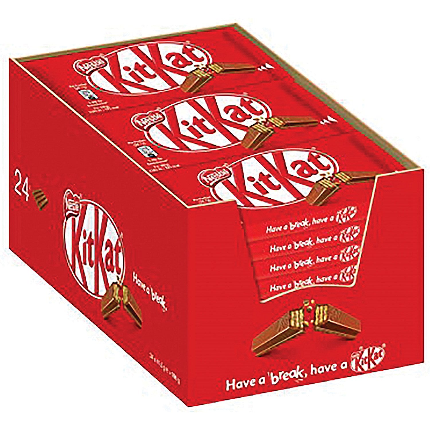 Nestle KitKat 4 Finger Chocolate Bar, Pack of 24