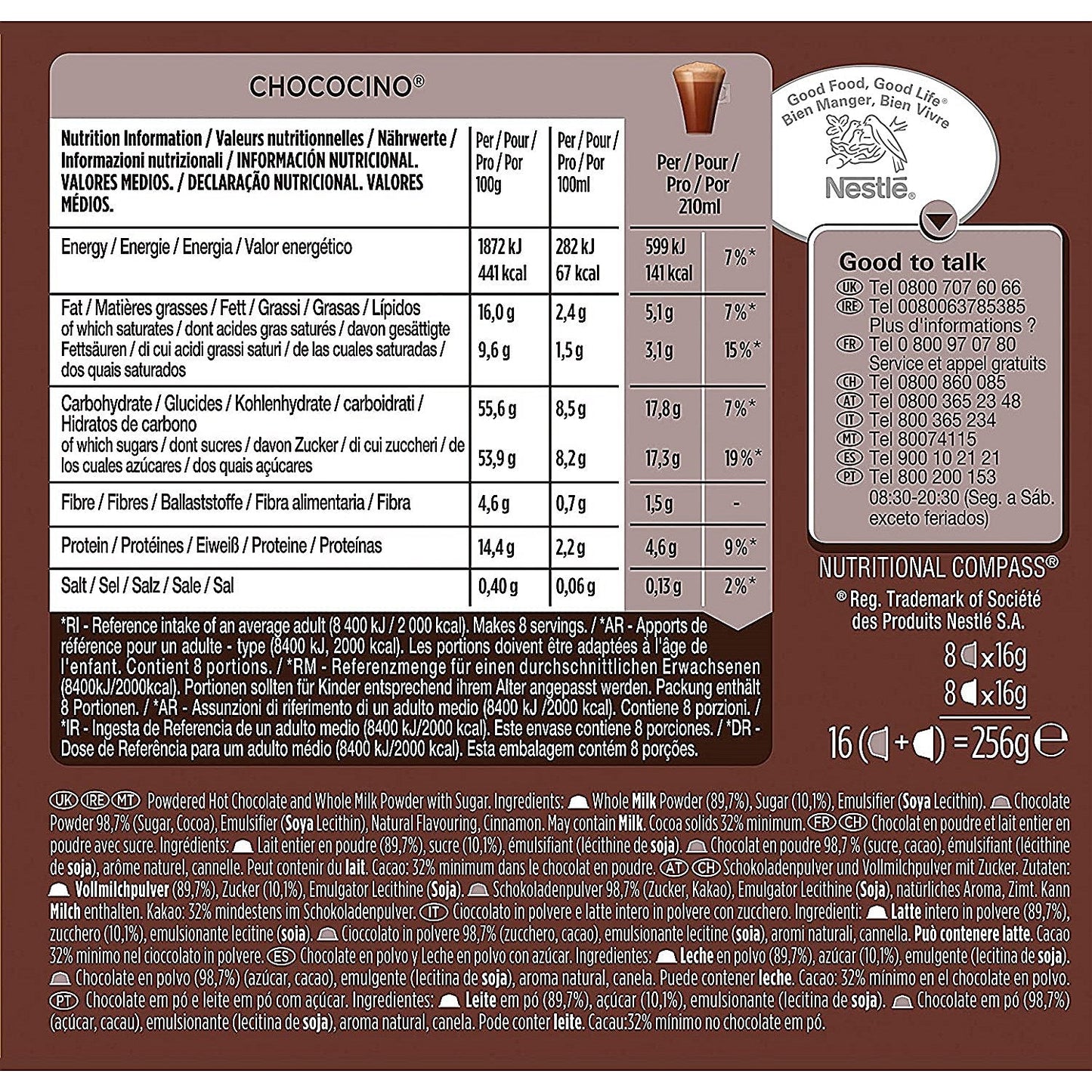 Nescafe Dolce Gusto Chococino Capsules, 16 Capsules, Pack of 3 Easy2Order : NL25268
