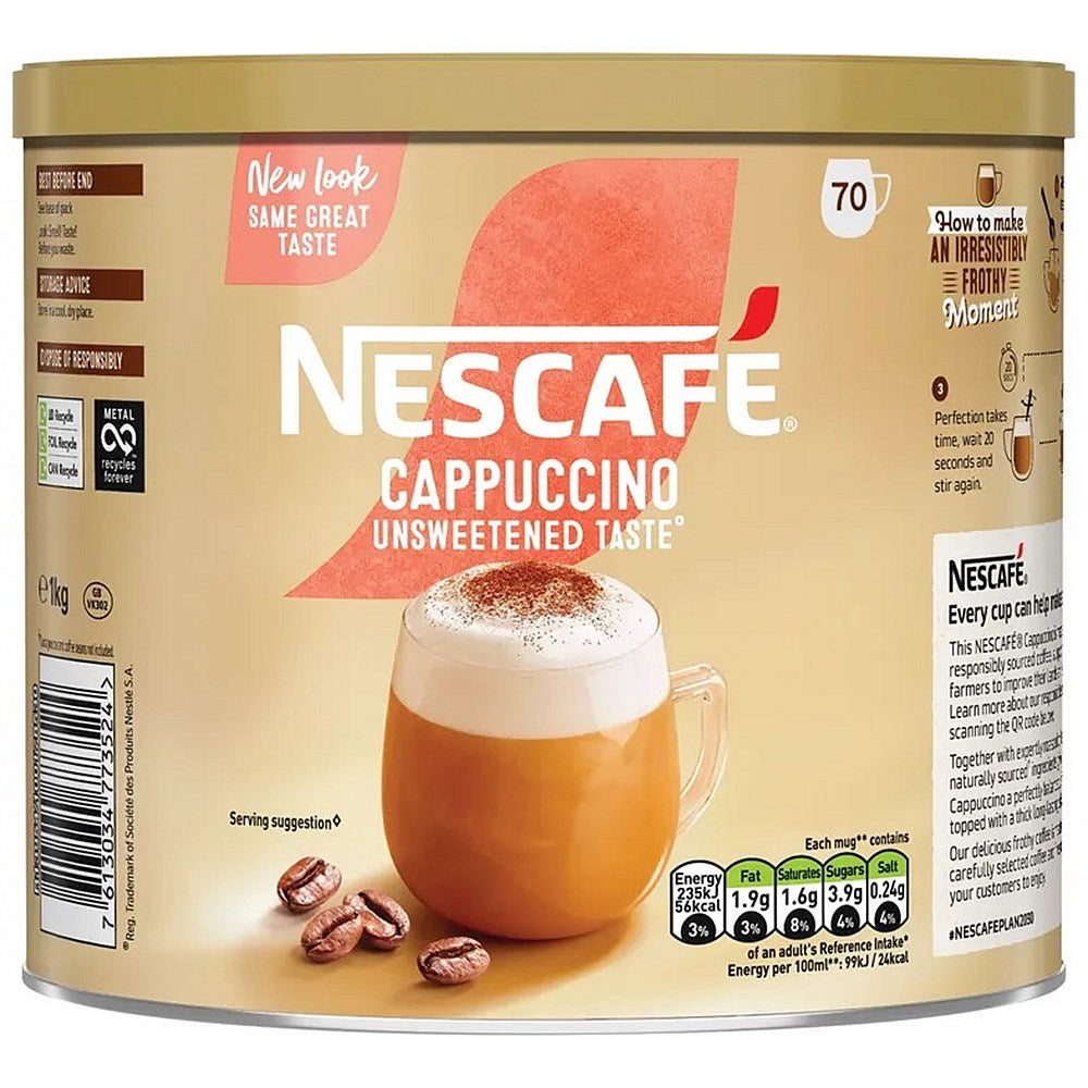 Nescafe Gold Cappuccino Instant Coffee, 1kg