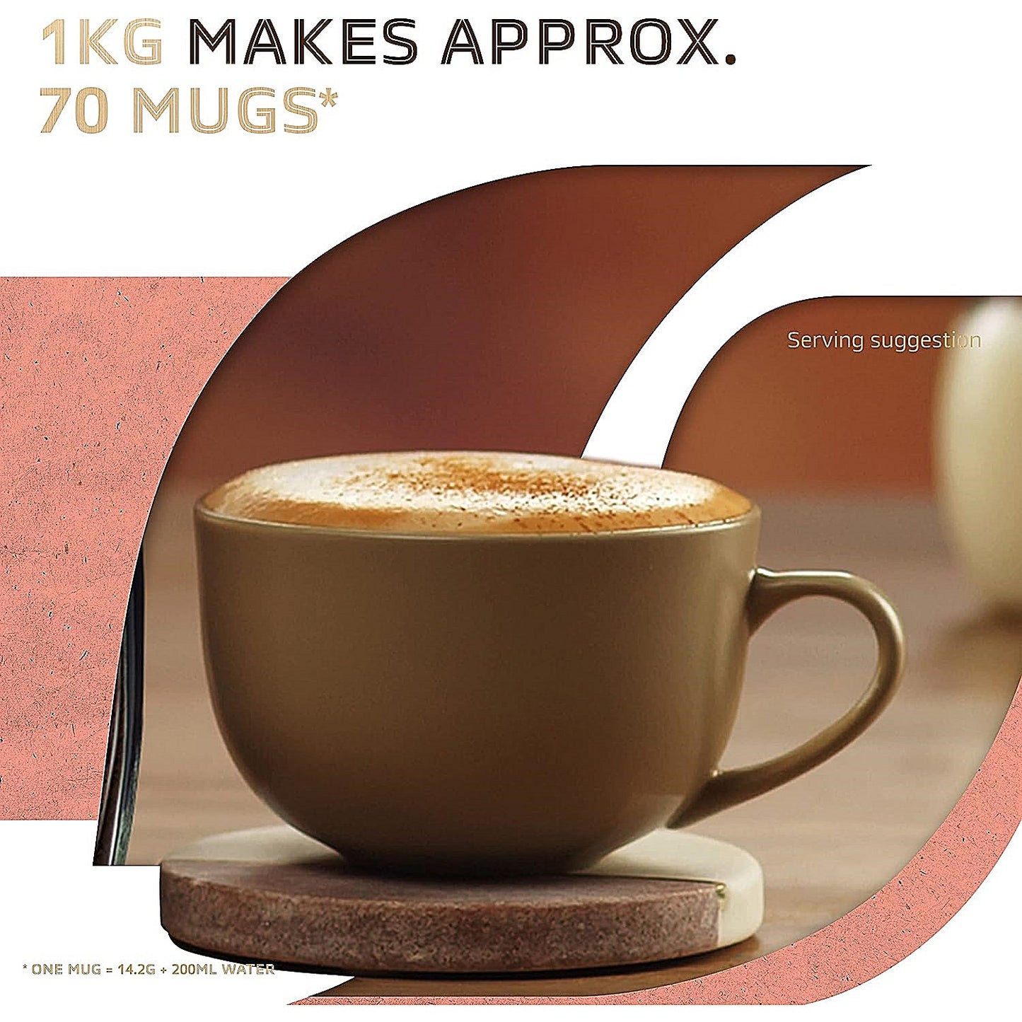 Nescafe Gold Cappuccino Instant Coffee, 1kg