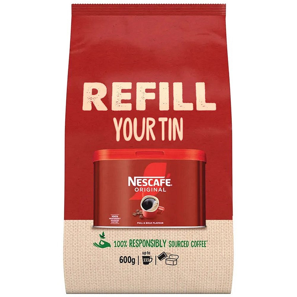 Nescafe Original Instant Coffee Refill, 600g