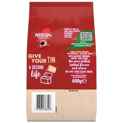 Nescafe Original Instant Coffee Refill, 600g