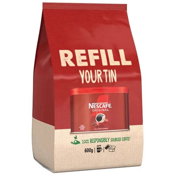 Nescafe Original Instant Coffee Refill, 600g