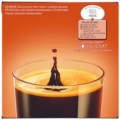 Nescafe Dolce Gusto Americano Intenso Coffee, 16 Capsules, Pack of 3