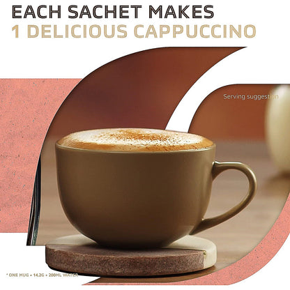 Nescafe Gold Cappuccino Instant Coffee Sachets, Pack of 50
