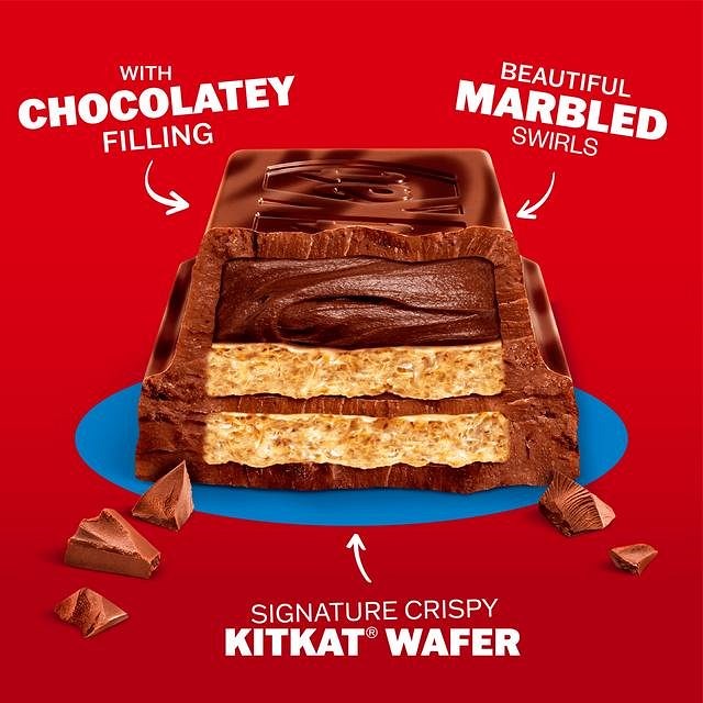 Nestle KitKat Sharing Bar Double Chocolate, Pack of 15