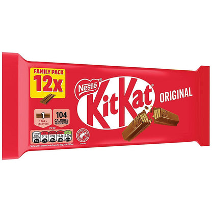 Nestle KitKat 2 Finger Milk Chocolate Bar Pack of 12