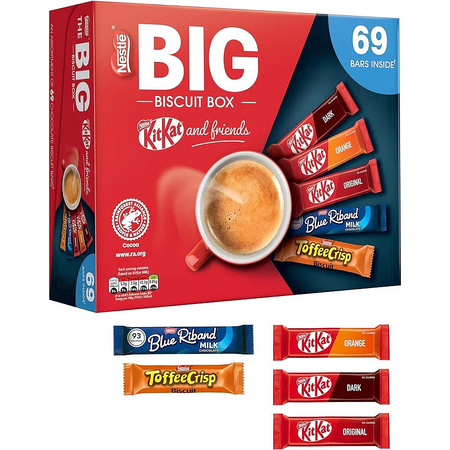 Nestle Big Biscuit Box, 69 Assorted Biscuits