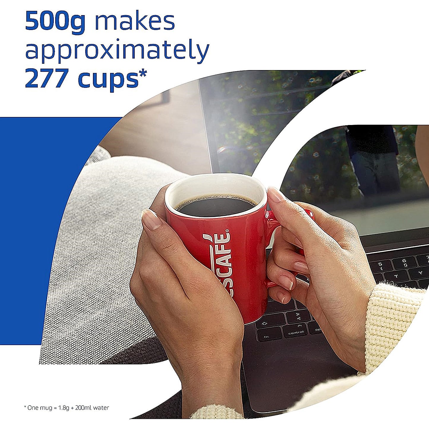 Nescafe Original Decaf Instant Coffee, 500g