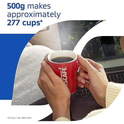 Nescafe Original Decaf Instant Coffee, 500g