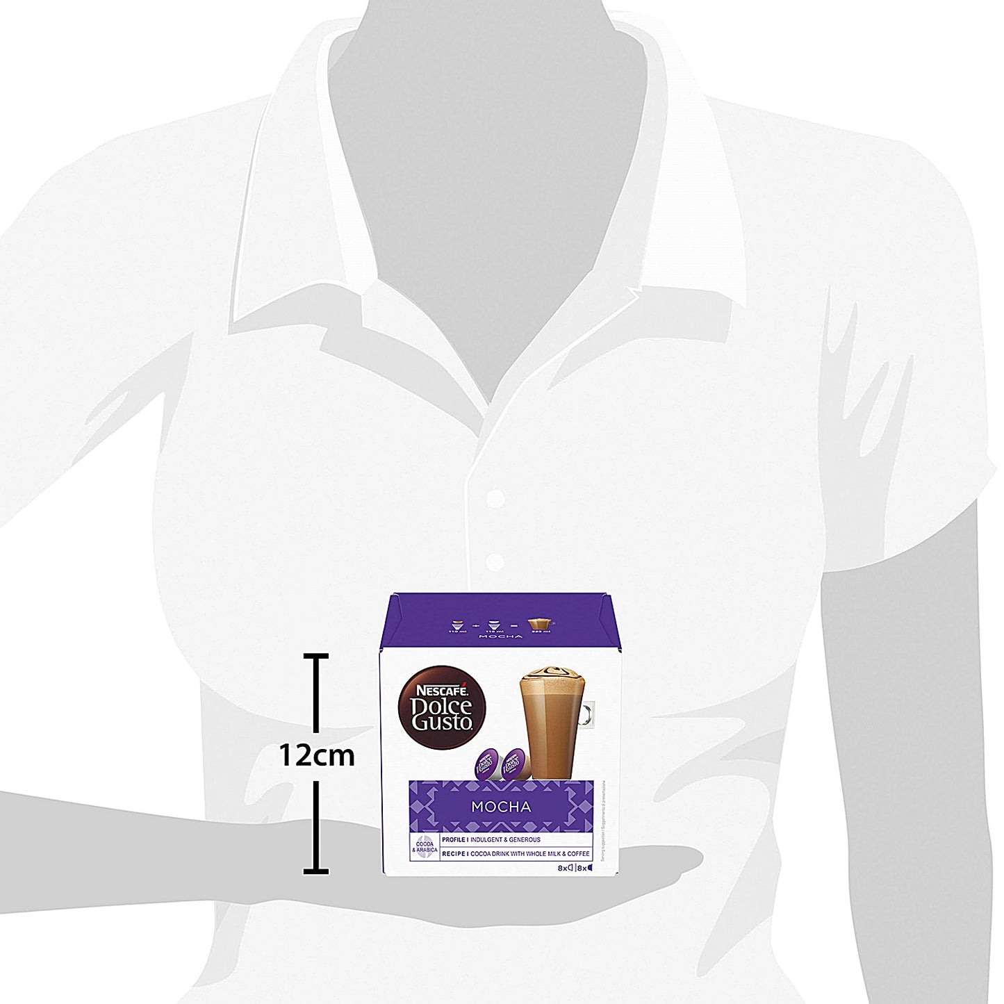 Nescafe Dolce Gusto Mocha Capsules, 16 Capsules, Pack of 3
