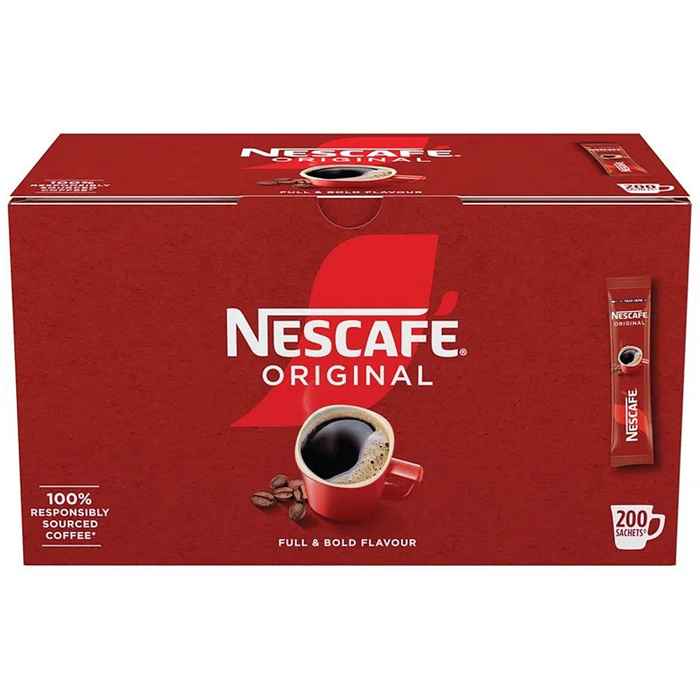 Nescafe Original Instant Coffee Sachets, Pack of 200