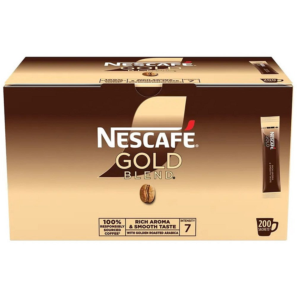 Nescafe Gold Blend Instant Coffee Sachets, Pack of 200