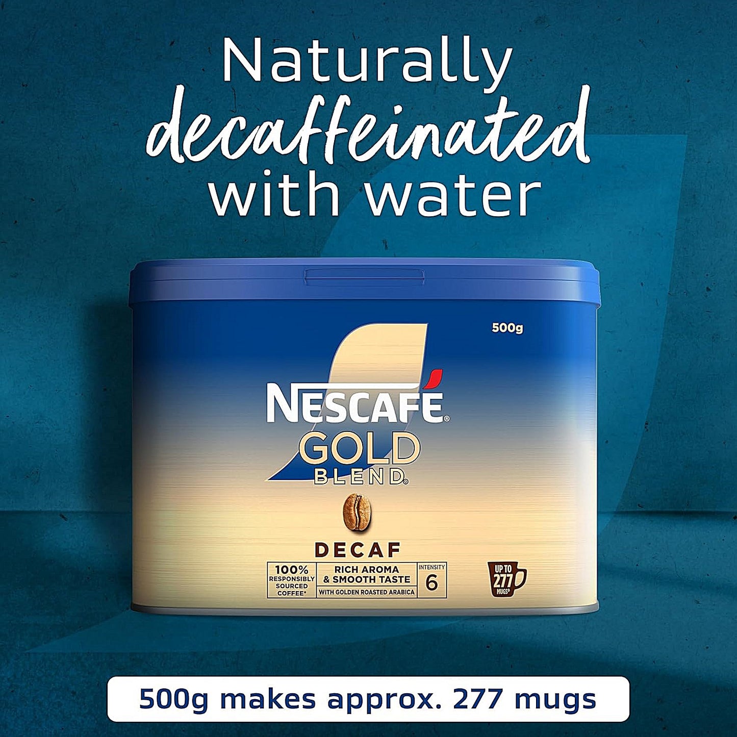 Nescafe Gold Blend Decaff Instant Coffee, 500g