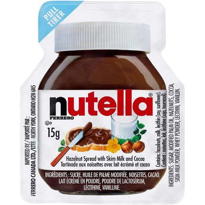 Nutella Hazelnut with Cocoa Spread Portion Packs, 15g, Pack of 120