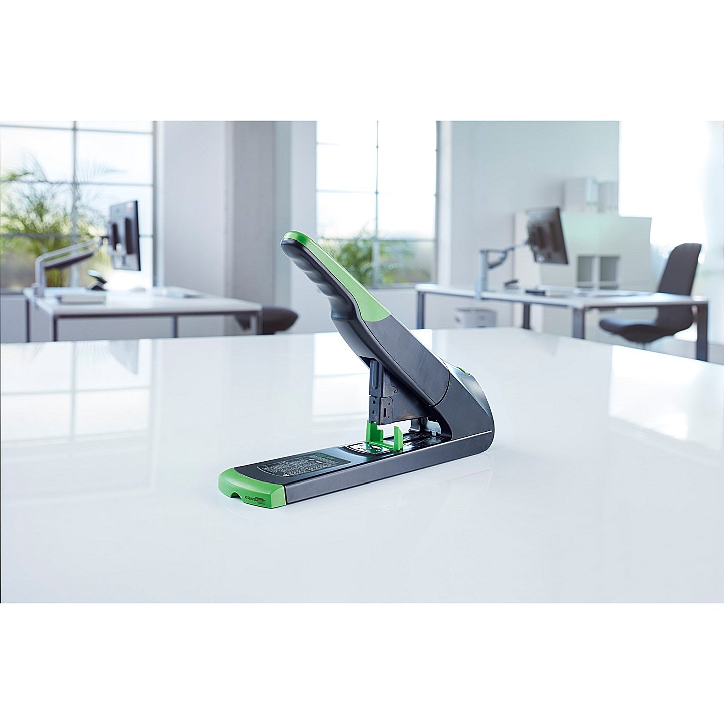 Novus B56 Sustainable Re+New Heavy Duty Black/Green Stapler (200 Sheet Capacity)