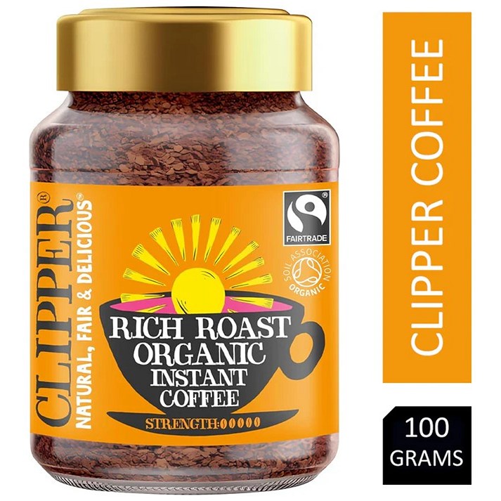 Clipper Organic Rich Roast Single Origin Arabica Coffee, 100g