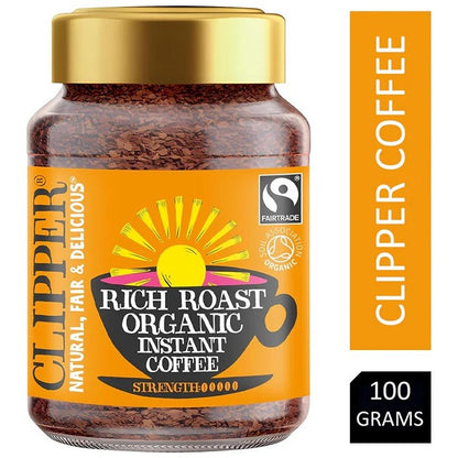 Clipper Organic Rich Roast Single Origin Arabica Coffee, 100g