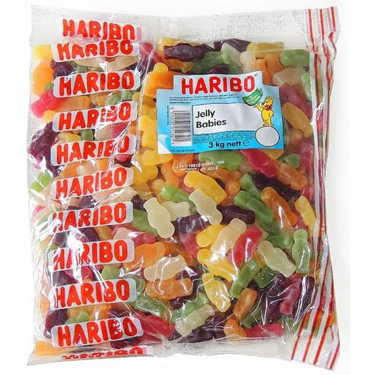 Haribo Mini Jelly Babies/Tiny Tots, 3kg Bag