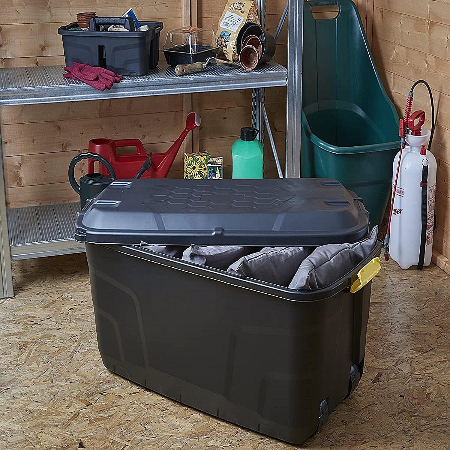 Strata Heavy Duty Trunk, 75 Litres, Black Easy2Order : NWT1620