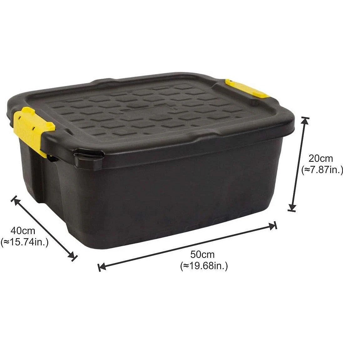 Strata Heavy Duty Trunk, 24 Litres, Black