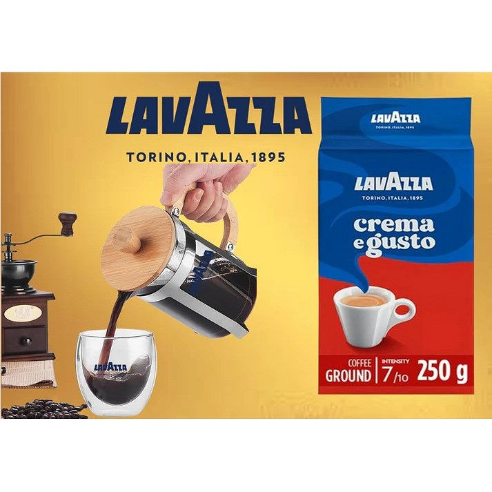 Lavazza Crema Gusto Ground Filter Coffee, 250g
