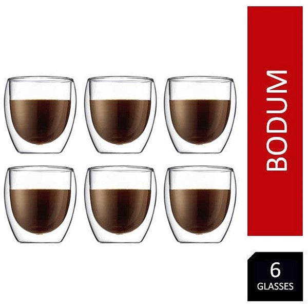 Bodum Pavina Glass Set, 250ml, Pack of 6 Easy2Order : NWT2819