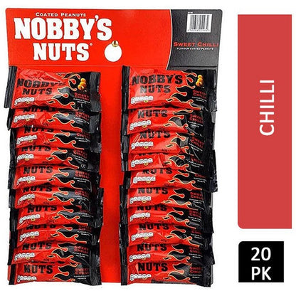 Nobby's Nuts, Sweet Chilli, 40g, Pack of 20