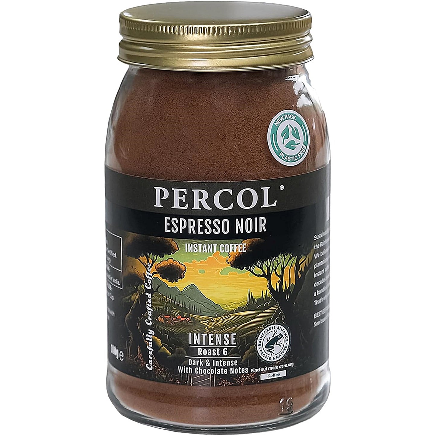 Percol Espresso Noir Instant Coffee, 100g
