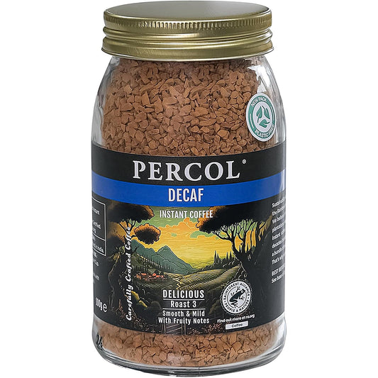 Percol Delicious Decaf Instant Coffee, 100g