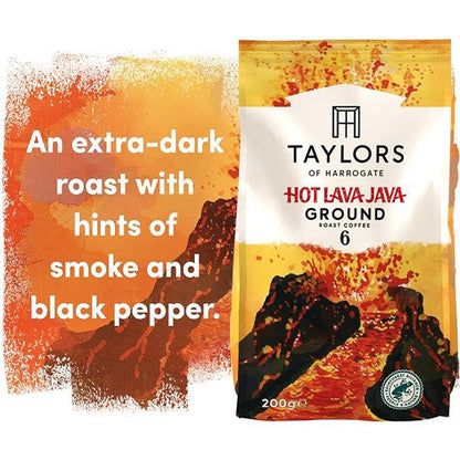 Taylors of Harrogate Hot Lava Java Ground Coffee, 200g