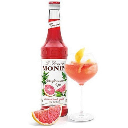 Monin Pink Grapefruit Syrup, 700ml, Glass Bottle
