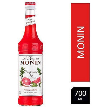 Monin Pink Grapefruit Syrup, 700ml, Glass Bottle