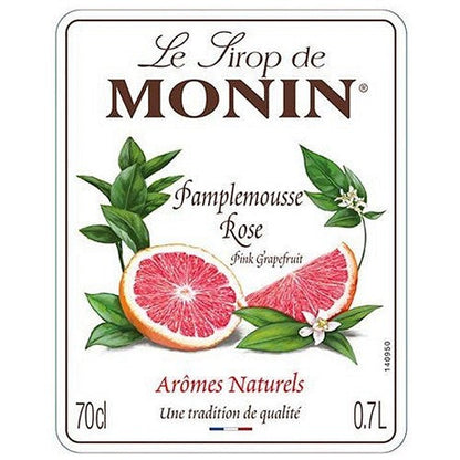 Monin Pink Grapefruit Syrup, 700ml, Glass Bottle Easy2Order : NWT4003