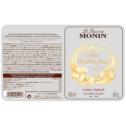 Monin White Chocolate Sauce, 500ml