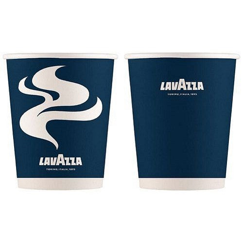Lavazza Double Walled Cups, 250ml, Blue & White, Pack of 25
