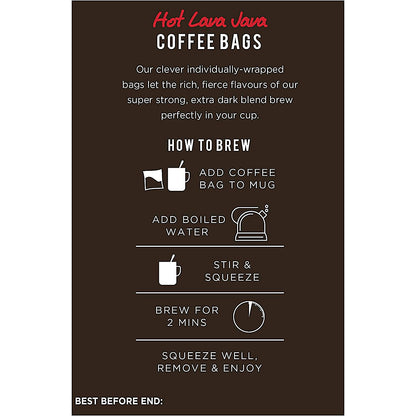 Taylors of Harrogate Hot Lava Java Coffee Bags, Pack of 10