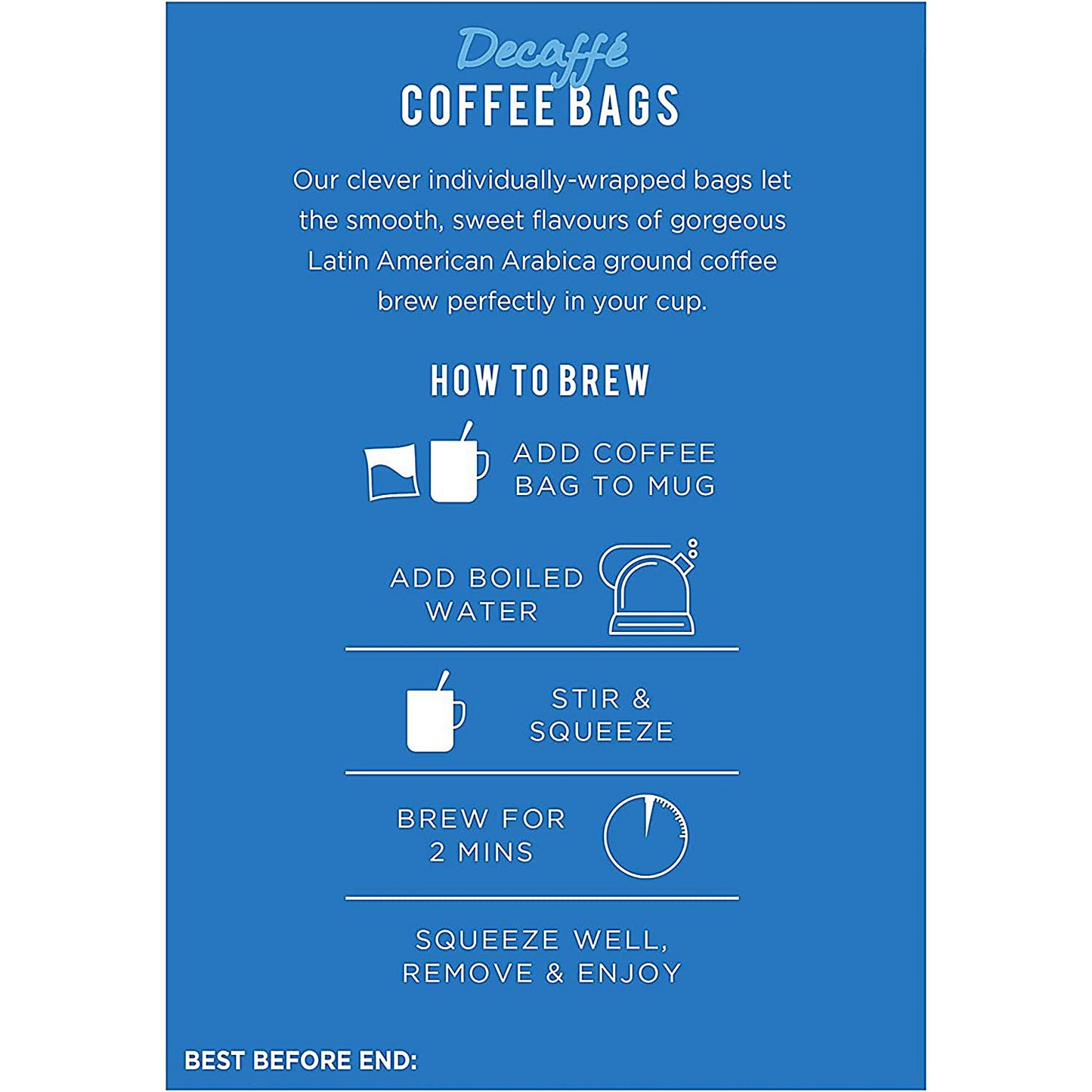Taylors of Harrogate Decaf Coffee Bags, Pack of 10