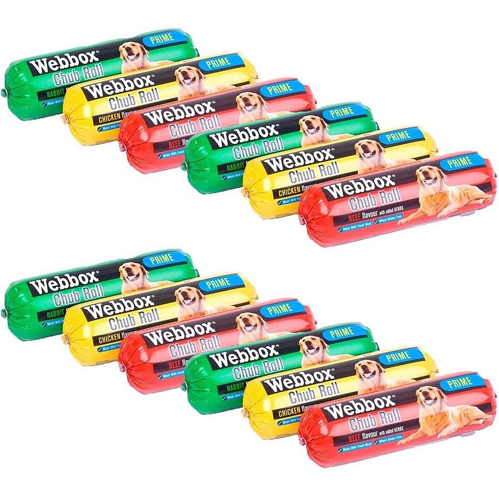 Webbox Chub Roll Assorted, 720g, Pack of 8 Easy2Order : NWT5588