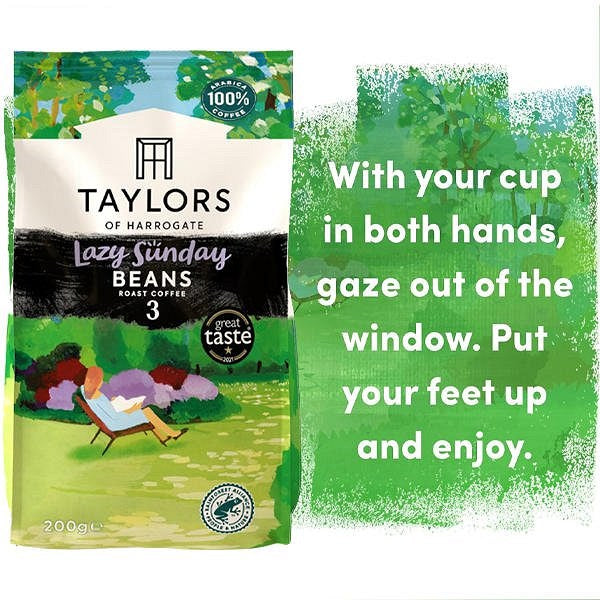 Taylors of Harrogate Lazy Sunday Coffee Beans, 200g