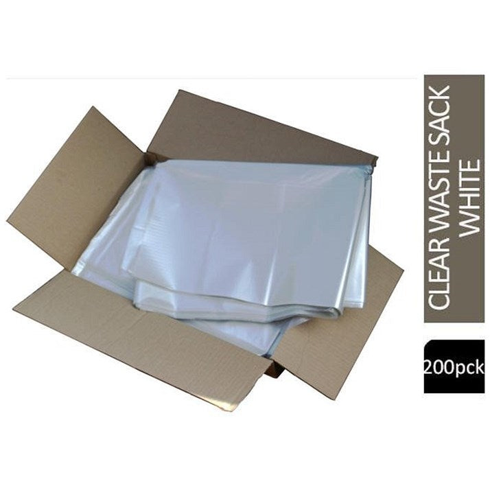 Janit-X Eco Heavy Duty Bin Liners, 110 Litre, Clear, Pack of 200 Easy2Order : NWT6220
