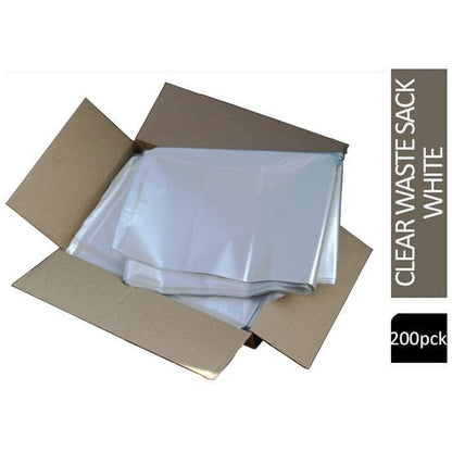 Janit-X Eco Heavy Duty Bin Liners, 110 Litre, Clear, Pack of 200 Easy2Order : NWT6220